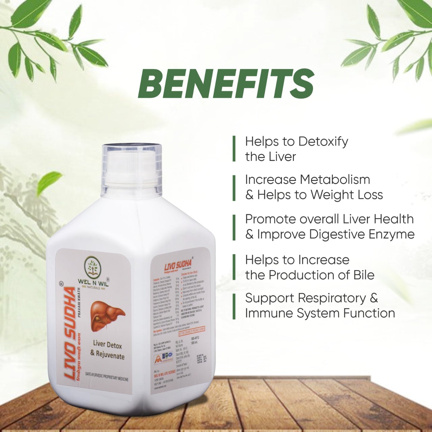 Livo Sudha – Pravahi Kwath (500ml) | Ayurvedic Liver Care Tonic