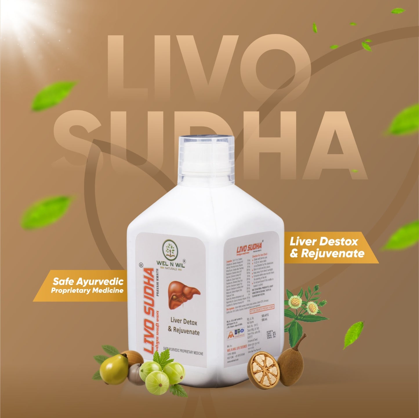 Livo Sudha – Pravahi Kwath (500ml) | Ayurvedic Liver Care Tonic