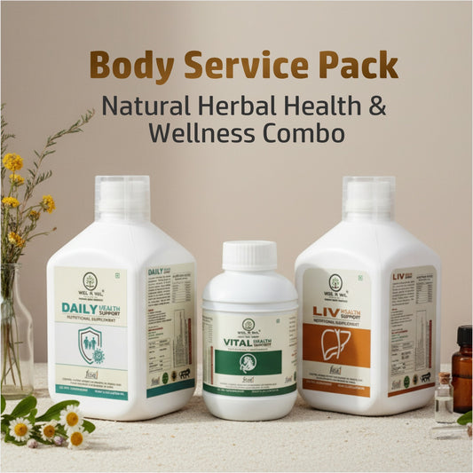 Body Service Pack – Natural Herbal Health & Wellness Combo