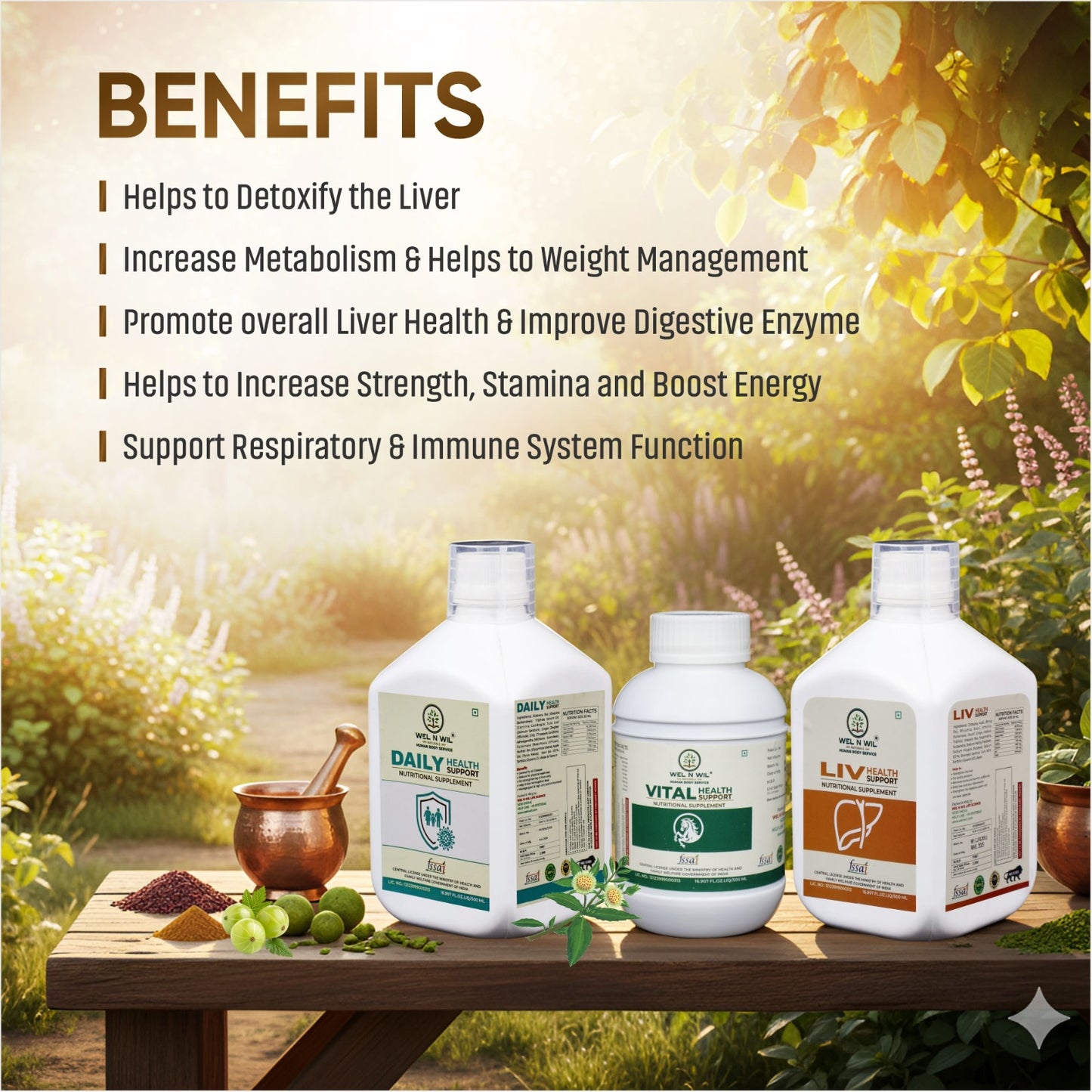 Body Service Pack – Natural Herbal Health & Wellness Combo